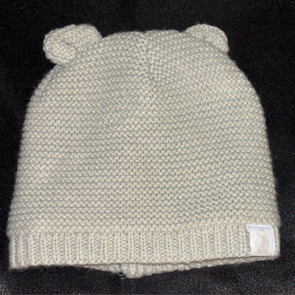 Cozy Gray knit Baby Beanie